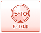 5~10年
